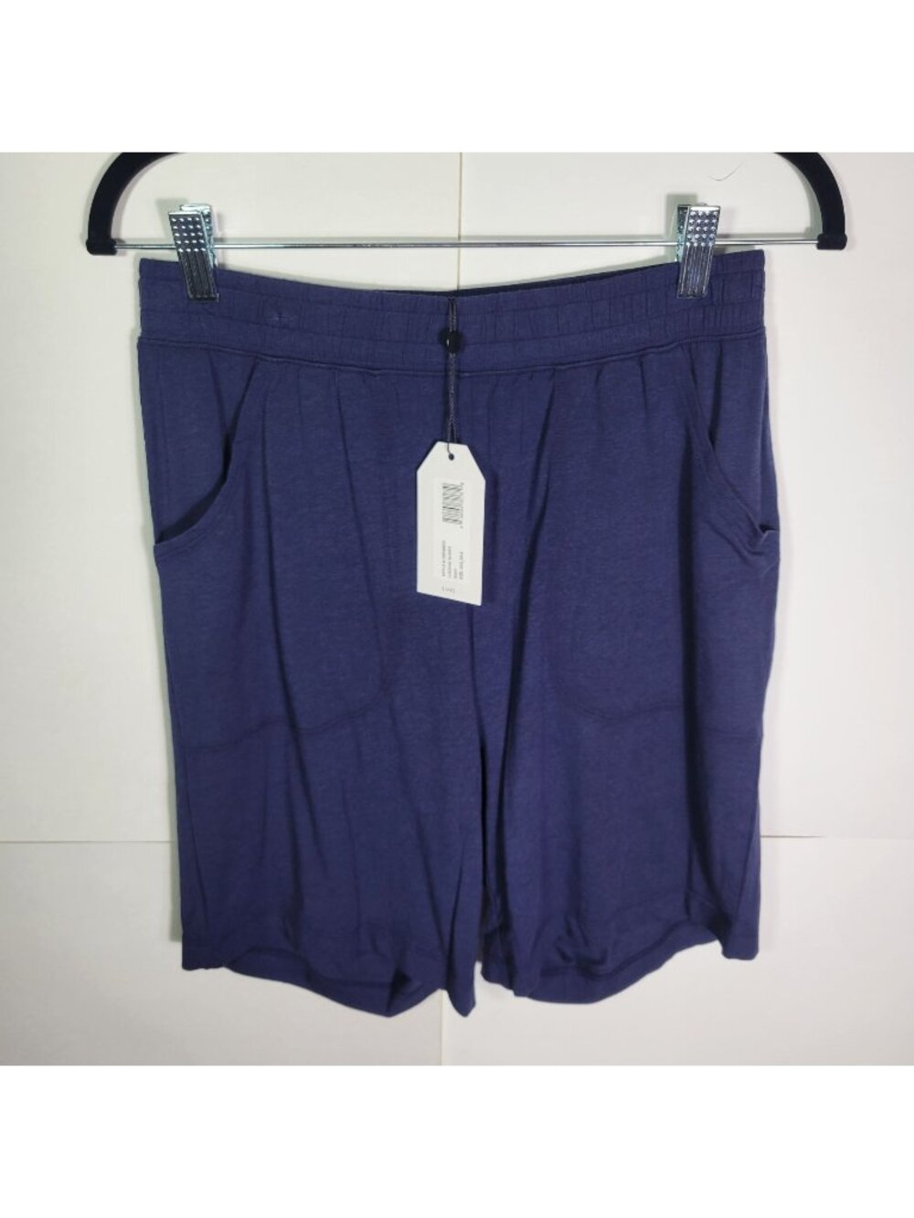 Universal Standard Navy Elastic Waist Pima Cotton Lounge Shorts Size 4XS (XS)